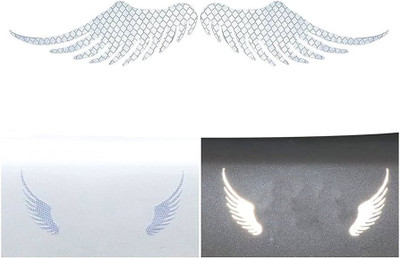 Kelenate Sticker & Decal for Car & Bike(White)