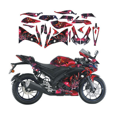 ARFAm Sticker & Decal for Bike(Multicolor)