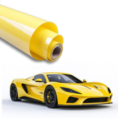 FEELPZONE Sticker & Decal for Car & Bike(Yellow)