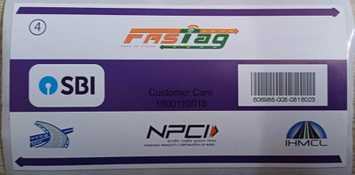 OMNIFANCEYSTORE Fastag for Car(Blue, White)