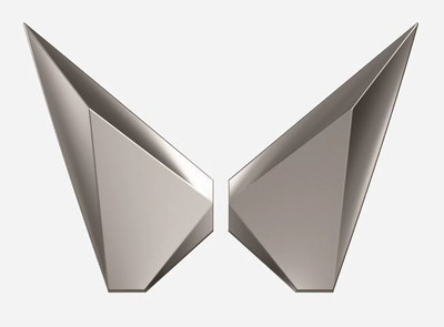 BR BULL Emblem for Bike(Silver)