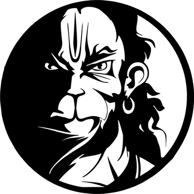 voorkoms Sticker & Decal for Car & Bike(Black)