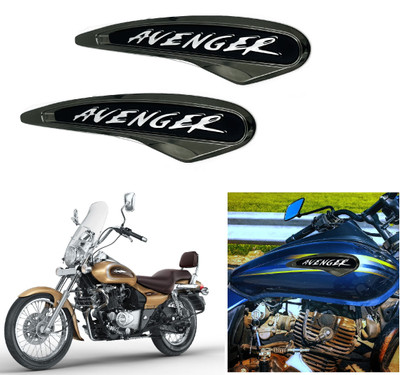 SRPHERE Sticker & Decal for Bike(Black, Silver)