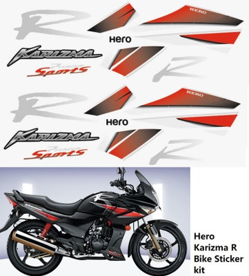SHINEPRO Sticker & Decal for Bike(Multicolor)