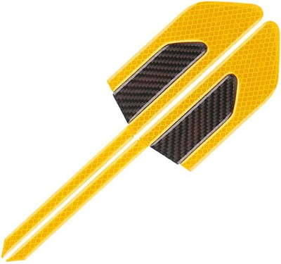 aksmit Sticker & Decal for Car & Bike(Yellow)