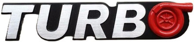AutoBizarre Emblem for Car & Bike(Silver, Black)