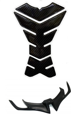 acube mart Sticker & Decal for Bike(Black)