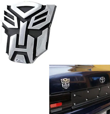 ENEMYT Emblem for Car & Bike(Silver)