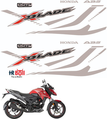 HRBull Sticker & Decal for Bike(Multicolor)