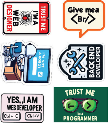 Grayfixx Sticker & Decal for Car & Bike(Multicolor)