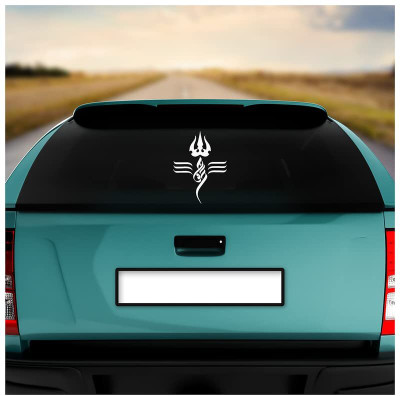 MobiCR Sticker & Decal for Car(White)