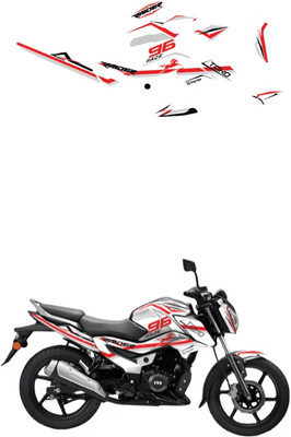 Grayfixx Sticker & Decal for Bike(White)