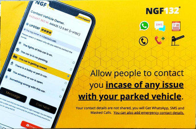 NGF Sticker & Decal for Car(Multicolor)
