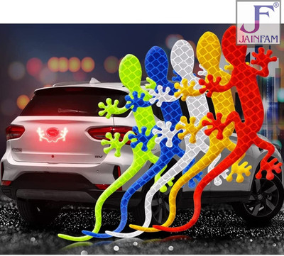 JAINFAM Sticker & Decal for Car & Bike(Orange)