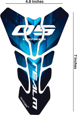 Grayfixx Sticker & Decal for Bike(Blue, Black)