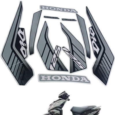 RIDERKART Sticker & Decal for Bike(Grey)