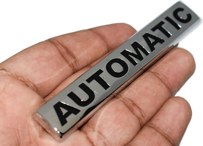 silkyfit Emblem for Car & Bike(Black)