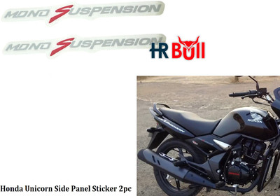 HRBull Sticker & Decal for Bike(Multicolor)