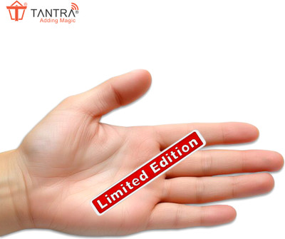 TANTRA Sticker & Decal for Car(Red, Silver)