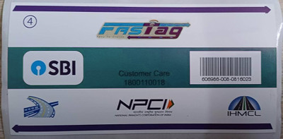 OMNIFANCYSTORE Fastag for Car(White)