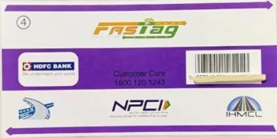 INFOTECHGURU Fastag for Car(White)