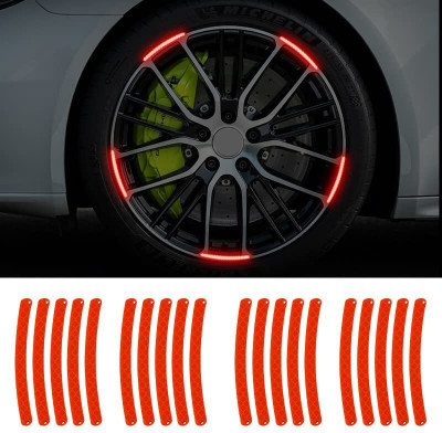carfrill Sticker & Decal for Car & Bike(Red)