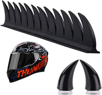 Jetnix Helmet Mohawk for Bike(Black)