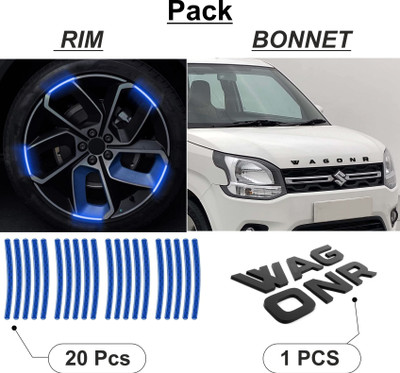 Gradepth Sticker & Decal for Car & Bike(Blue)