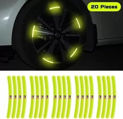 DECAL ARTISTRY Sticker & Decal for Car & Bike(Yellow)