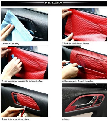 Srotas Vinyl Decorative Red Wallpaper(L x W: 60 cm x 30 cm)