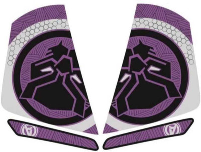 yemex Sticker & Decal for Scooter(Purple)