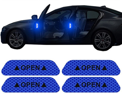 Gradepth Sticker & Decal for Car & Bike(Blue)