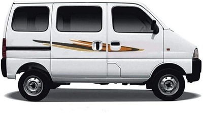 AUTOMANTRA Sticker & Decal for Car(Orange, Multicolor)