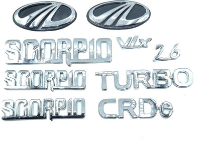 Automopix Emblem for Car(Silver)