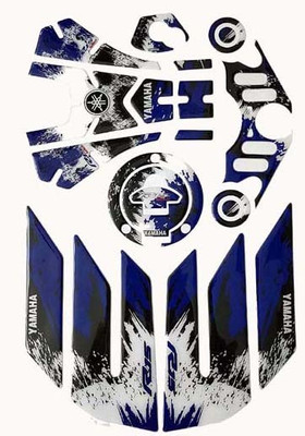 GRAPHIX DESIGN Sticker & Decal for Bike(Multicolor)