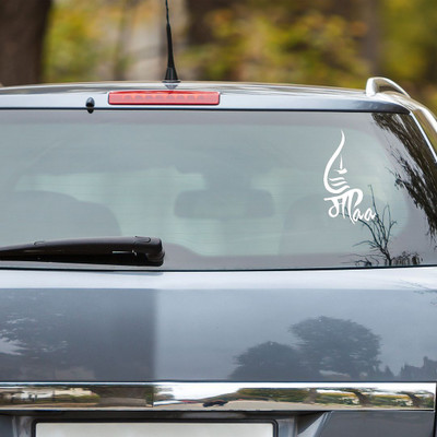 KREEPO Sticker & Decal for Car & Bike(White)