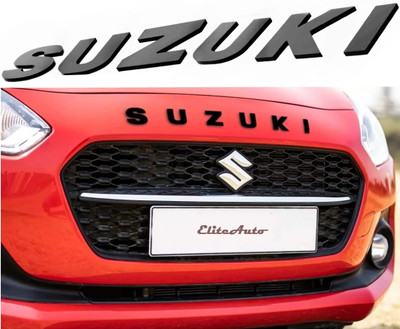 EliteAuto Emblem for Car & Bike(Black)