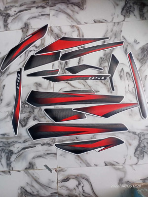 Stylemazee Sticker & Decal for Bike(Multicolor, Red, Black)