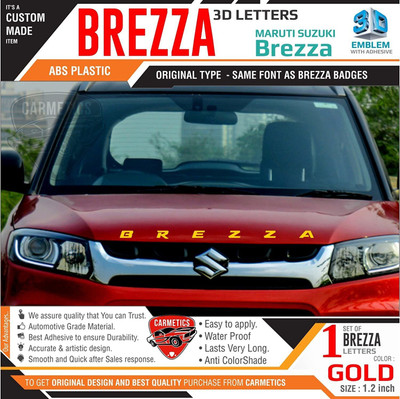 carmetics Sticker & Decal for Car(Gold)