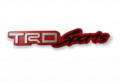 CARIZO Emblem for Car(Black, Red)