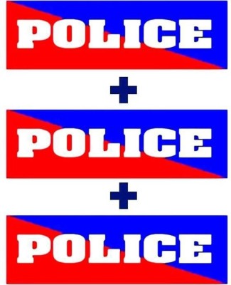 DSwrld Sticker & Decal for Car & Bike(White, Blue, Red)