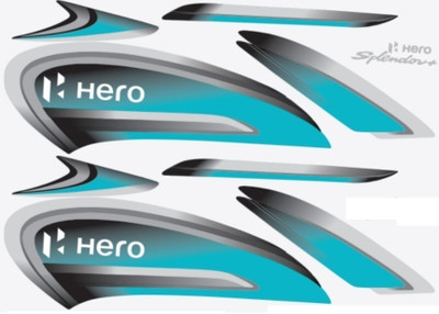 DECAL ARTISTRY Sticker & Decal for Bike(Multicolor)