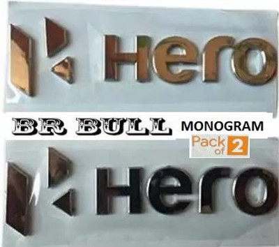 BR BULL Emblem for Bike(Silver)
