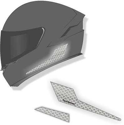 Piston Graphics Sticker & Decal for Bike(White)