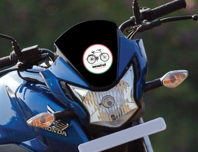PEACOCKRIDE Sticker & Decal for Bike(Multicolor)