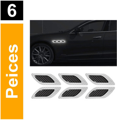 Allure Auto Sticker & Decal for Car & Bike(White)