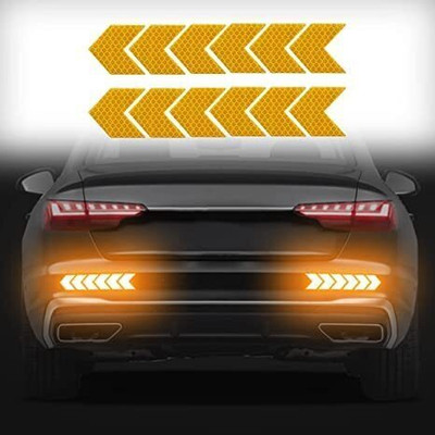 DECAL ARTISTRY Sticker & Decal for Car & Bike(Gold)