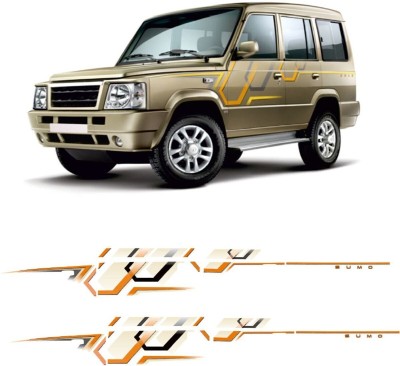 AUTOMANTRA Sticker & Decal for Car(Gold)