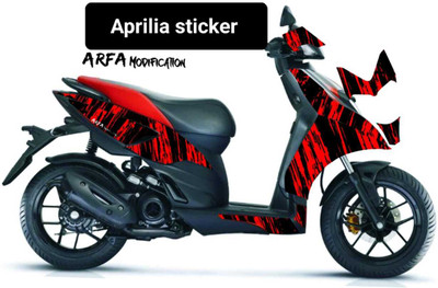 ARFA Sticker & Decal for Scooter(Red)