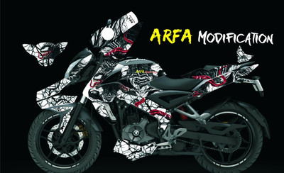 ARFA Sticker & Decal for Bike(Multicolor)